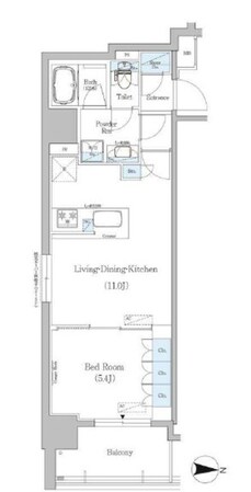 アーバネックス銀座東IIの物件間取画像